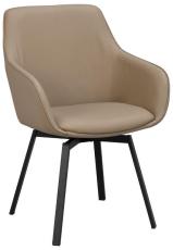 Alison Metallben / L&auml;der Beige l&auml;der - Rowico Home - Bonus M&ouml;bler