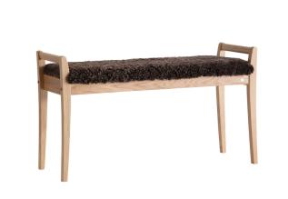 Meja F&aring;rskinn Brun Lackad Ek - Oscarssons M&ouml;bel - Bonus M&ouml;bler