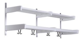 Meja 115 cm 2 Plan Vitlackad Bj&ouml;rk - Oscarssons M&ouml;bel - Bonus M&ouml;bler