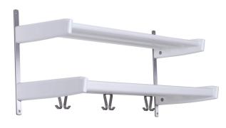 Meja 90 cm 2 Plan Vitlackad Bj&ouml;rk - Oscarssons M&ouml;bel - Bonus M&ouml;bler