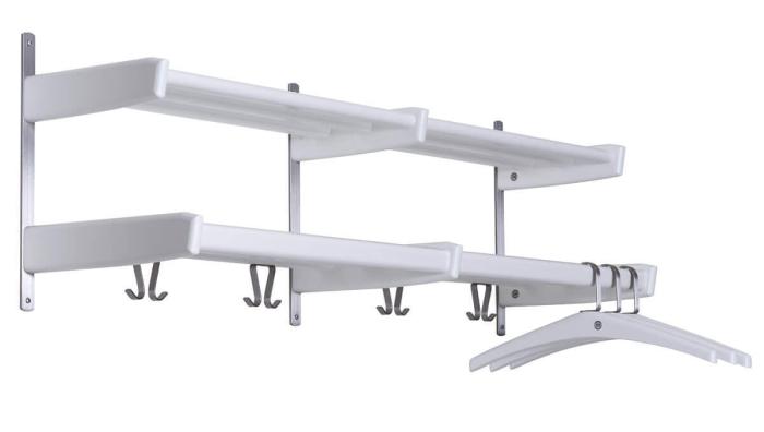 Bild 2, Meja 115 cm 2 Plan Vitlackad Björk - Oscarssons Möbel - Bonus Möbler