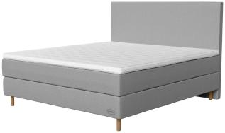 Ambassad&ouml;r+ Limited Edition med Ceres Plus 180X200 cm, Light Grey - Jensen Beds - Bonus M&ouml;bler