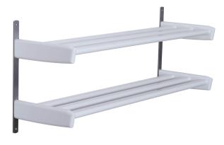 Meja V&auml;gg 90 cm 2 Plan Vitlackad Bj&ouml;rk - Oscarssons M&ouml;bel - Bonus M&ouml;bler