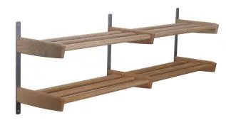 Meja V&auml;gg 115 cm 2 Plan Oljad Ek - Oscarssons M&ouml;bel - Bonus M&ouml;bler