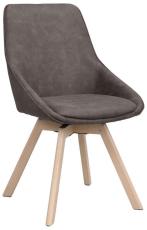 Alison Tr&auml;ben / M&ouml;rkgr&aring; microfiber Vitpigmenterad ek - Rowico Home - Bonus M&ouml;bler