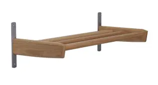 Meja V&auml;gg 59 cm 1 Plan Oljad Ek - Oscarssons M&ouml;bel - Bonus M&ouml;bler