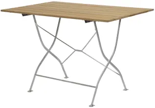 Bryggeribord 110X70 cm Oljad Ek / Varmf&ouml;rzinkat Stativ - Grythyttan St&aring;lm&ouml;bler - Bonus M&ouml;bler