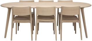 Clean och 6 stolar - Svenska Hem - Bonus M&ouml;bler