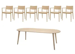 Clean och 6 karmstolar - Svenska Hem - Bonus M&ouml;bler