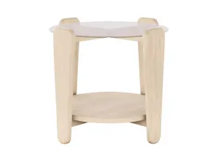 Arran &Oslash;52 cm Vitpigmenterad lackad ek - Rowico Home - Bonus M&ouml;bler