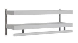 Nadja 100 cm 2 Plan Vitlackad Bj&ouml;rk - Oscarssons M&ouml;bel - Bonus M&ouml;bler
