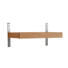 Nadja V&auml;gg 50 cm 1 Plan Oljad Ek - Oscarssons M&ouml;bel - Bonus M&ouml;bler
