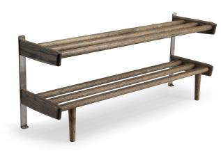 Meja Golv 90 cm 2 Plan R&ouml;kt Oljad Ek - Oscarssons M&ouml;bel - Bonus M&ouml;bler