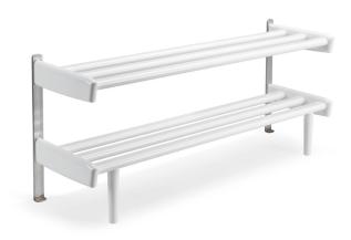 Meja Golv 90 cm 2 Plan Vitlackad Bj&ouml;rk - Oscarssons M&ouml;bel - Bonus M&ouml;bler
