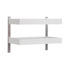 Nadja V&auml;gg 50 cm 2 Plan Vitlackad Bj&ouml;rk - Oscarssons M&ouml;bel - Bonus M&ouml;bler