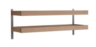 Nadja V&auml;gg 80 cm 2 Plan Lackad Ek - Oscarssons M&ouml;bel - Bonus M&ouml;bler