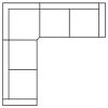 Arm + 2,5-sits + Hörn + 2,5-sits + Arm
