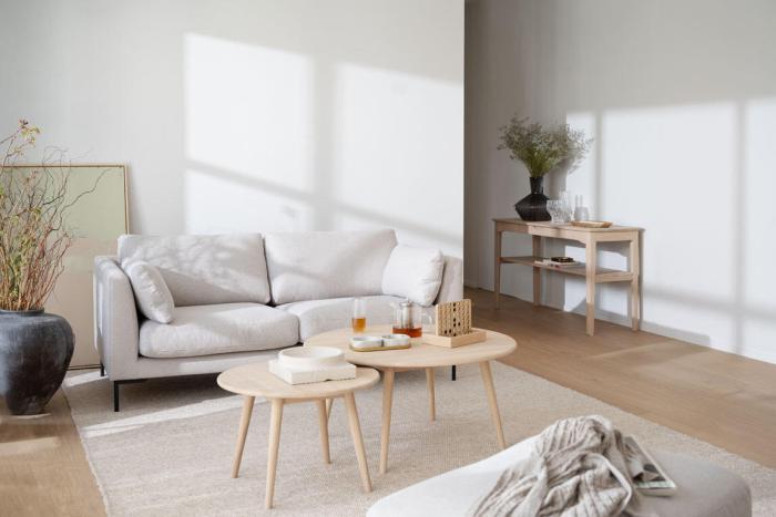 Bild 5, Tompkins Ø60 cm Vitpigmenterad oljad ek - Rowico Home - Bonus Möbler