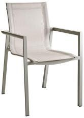 Delia Textilene Light Grey / Off-white - Brafab - Bonus M&ouml;bler