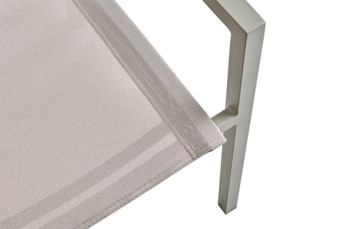 Bild 3, Delia Textilene Light Grey / Off-white - Brafab - Bonus Möbler
