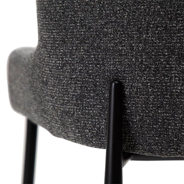 Bild 6, Glam Hög Bouclétyg Pebble Grey - Dan-Form - Bonus Möbler