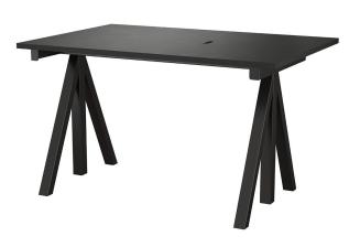 String Works Arbetsbord Svart 120 cm - String - Bonus M&ouml;bler