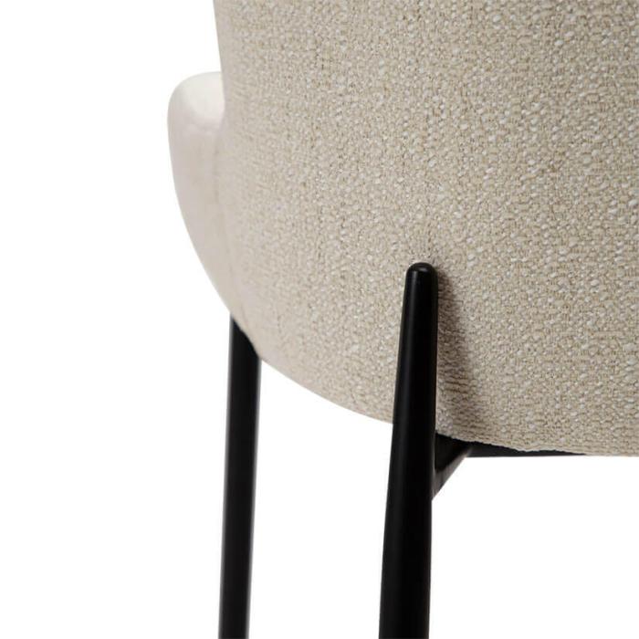 Bild 6, Glam Hög Bouclétyg Simply Beige - Dan-Form - Bonus Möbler