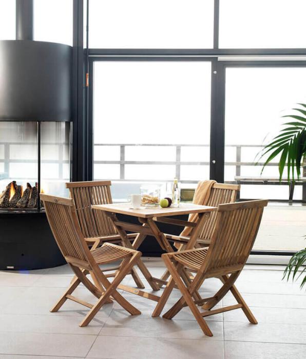 Bild 3, Turin 70X70 cm Teak - Brafab - Bonus Möbler