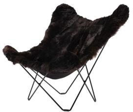 Iceland Mariposa Shorn Black - Cuero Design - Bonus M&ouml;bler