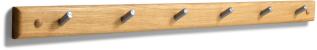 Meja 80 cm 6 krokar Lackad Ek - Oscarssons M&ouml;bel - Bonus M&ouml;bler