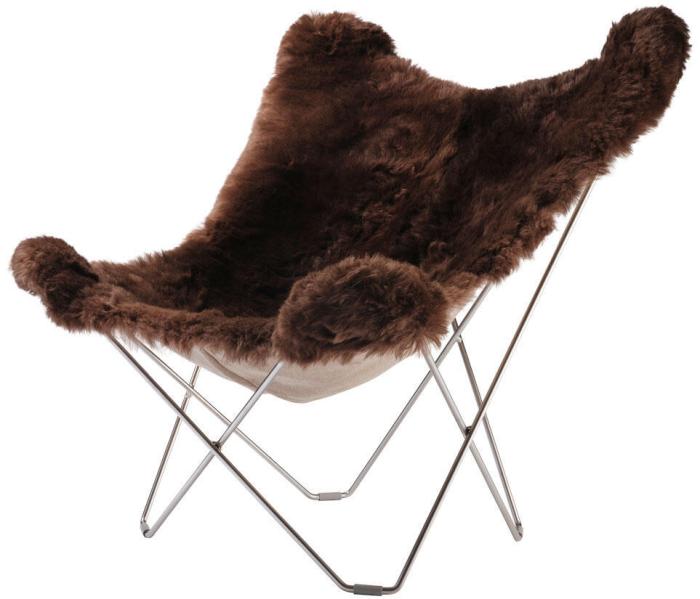 Bild 2, Iceland Mariposa Shorn Brown - Cuero Design - Bonus Möbler