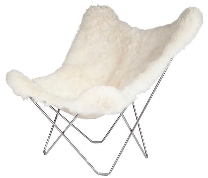Bild 2, Iceland Mariposa Shorn White - Cuero Design - Bonus Möbler