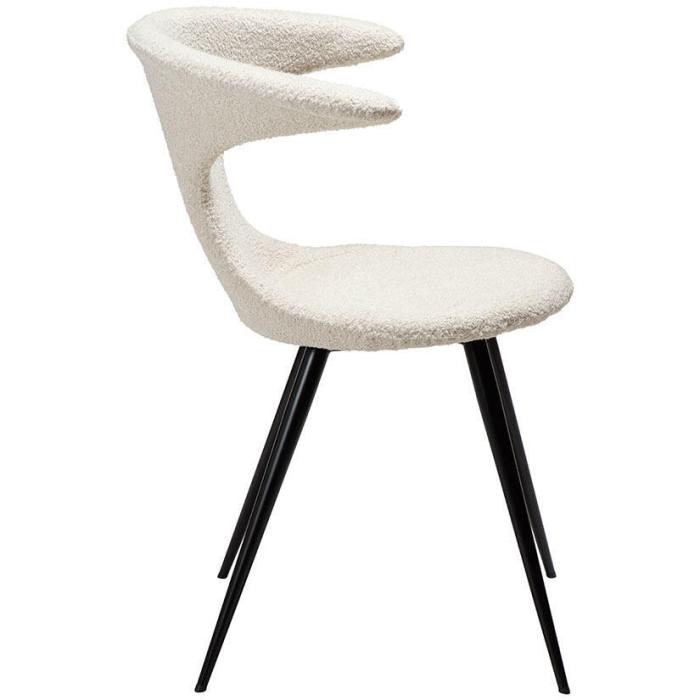 Bild 3, Flair Bouclétyg rPES / Runda Svart Dove - Dan-Form - Bonus Möbler