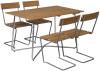Obehandlad Teak / Varmförzinkat Stativ