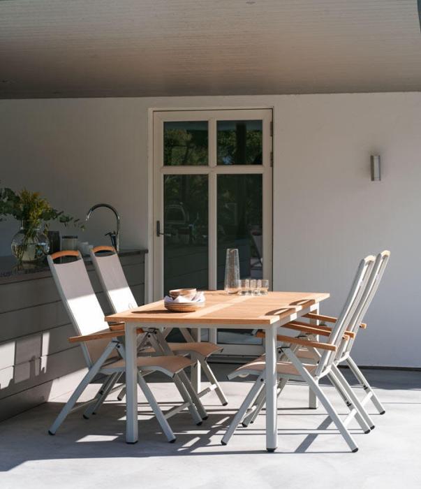 Bild 13, Andy Teak Light Grey / Offwhite - Brafab - Bonus Möbler