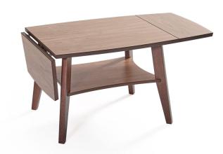Birdie 70-120X60 cm Valn&ouml;t - Bordbirger - Bonus M&ouml;bler