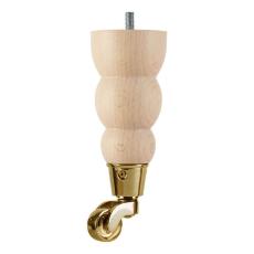 Tr&auml;ben I Bok Hjul M&auml;ssing 17 cm - Slasken - Bonus M&ouml;bler