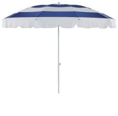 Follina &Oslash;240 cm Vit / Blue stripe - Brafab - Bonus M&ouml;bler