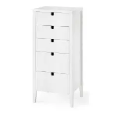 Klinte 5 L&aring;dor Smal Vitlack - Torkelson - Bonus M&ouml;bler