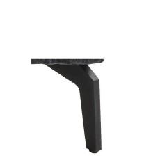 Metallben X2 Svart 12 cm - Slasken - Bonus M&ouml;bler