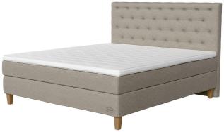 Diplomat Limited Edition med Diva 180X200 cm, Greige - Jensen Beds - Bonus M&ouml;bler