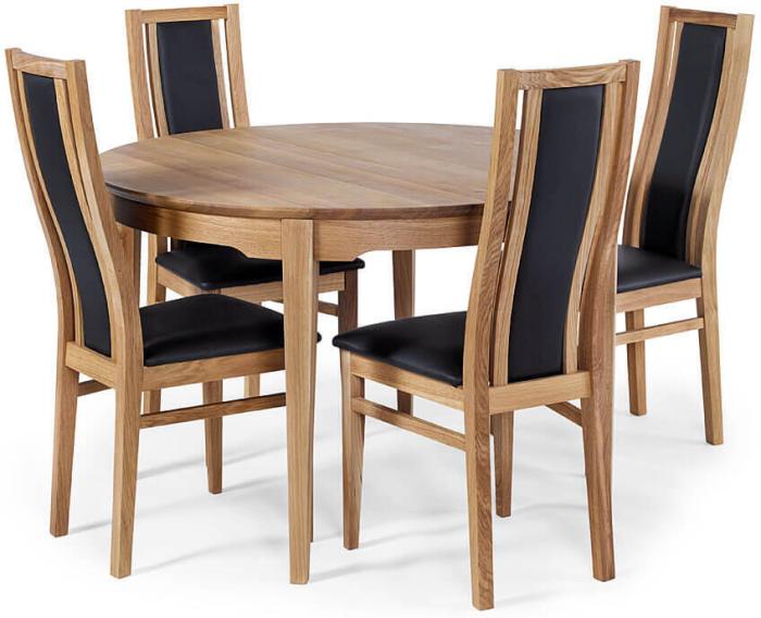 Bild 4, Hovdala Runt Ø115-160/205 cm Oljad ek - Torkelson - Bonus Möbler