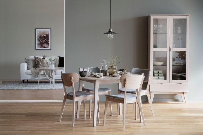Bild 17, Filippa Runt 120-165X120 cm Vitpigmenterad ek - Rowico Home - Bonus Möbler