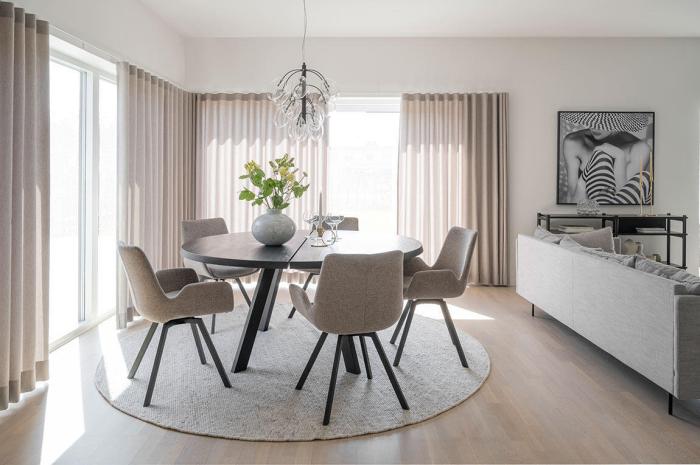 Bild 11, Fred Ø160 cm Mörkbrun / Svart - Rowico Home - Bonus Möbler