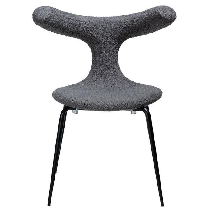 Bild 2, Bull Bouclétyg rPES Stone / Black - Dan-Form - Bonus Möbler