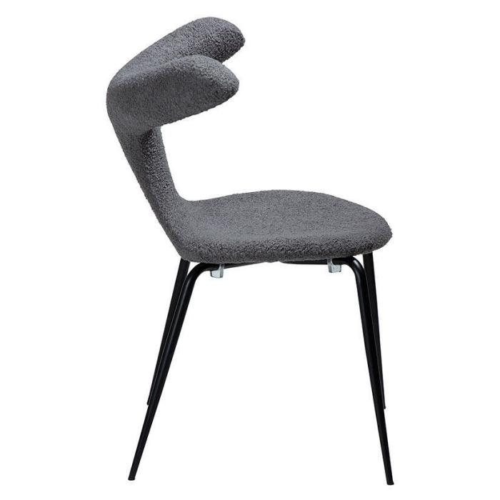 Bild 3, Bull Bouclétyg rPES Stone / Black - Dan-Form - Bonus Möbler
