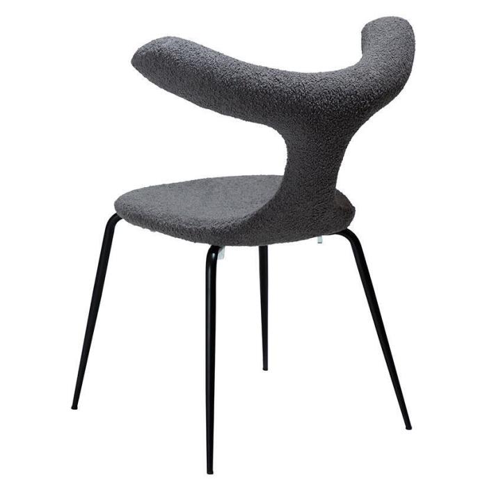 Bild 5, Bull Bouclétyg rPES Stone / Black - Dan-Form - Bonus Möbler