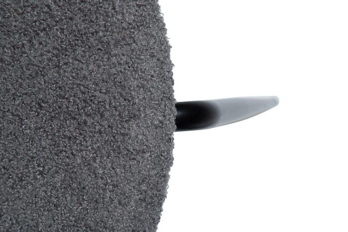 Bild 7, Bull Bouclétyg rPES Stone / Black - Dan-Form - Bonus Möbler