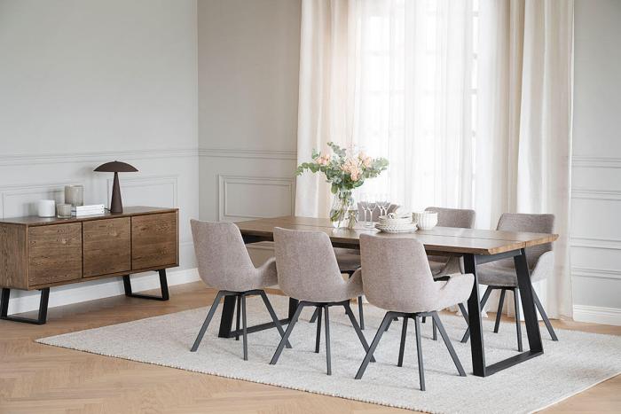 Bild 8, Melville 210X95 cm Brunbetsad Ek - Rowico Home - Bonus Möbler