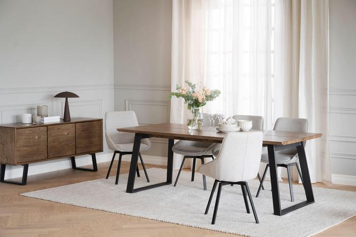 Bild 10, Melville 210X95 cm Brunbetsad Ek - Rowico Home - Bonus Möbler